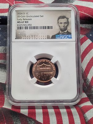 2024-D Lincoln Shield Cent - NGC MS67 RD - Early Release Condition IMPORTANT NOTICE REGARDING 