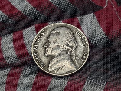 1942-D/Horizontal-D Jefferson Nickel - VF/XF Condition IMPORTANT NOTICE REGARDING COIN GRADES 