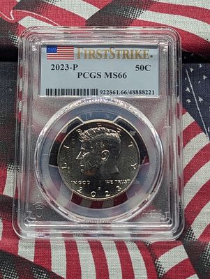2023-P Kennedy Half Dollar - PCGS MS66 - First Strike Condition IMPORTANT NOTICE REGARDING COIN 
