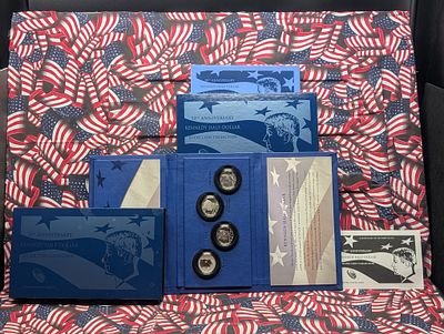 2014-P PROOF, 2014-D UNC, 2014-S ENHANCED UNC & 2014-W REVERSE PROOF Kennedy Silver Half 