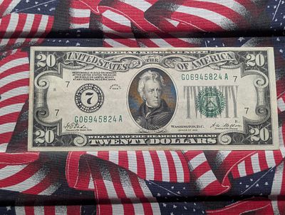 CRISP PAPER - 1928 Series $20.00 Federal Reserve Note Condition IMPORTANT NOTICE REGARDING COIN 