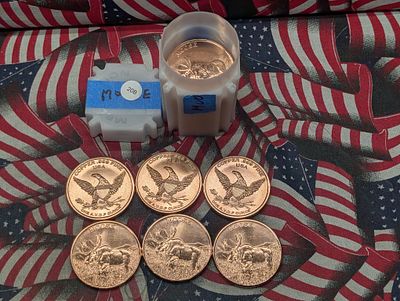 Twenty Moose Copper Rounds - All .999 Fine Copper Condition PLEASE NOTE Some coins may have a 