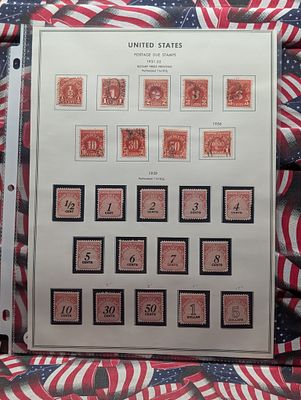1931-1935 & 1959 US Postage Due Stamps Many MOGNH. 1931-1935 &amp; 1959 US Postage Due Stamps 