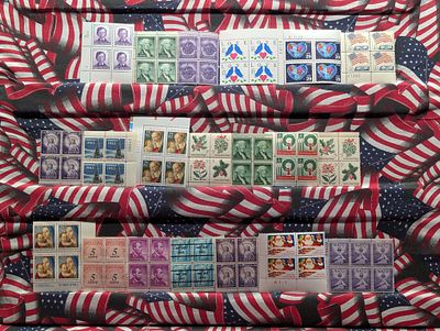 (20) Assorted US Plate Blocks All MOGNH Condition PLEASE NOTE Some coins may have a grade on 