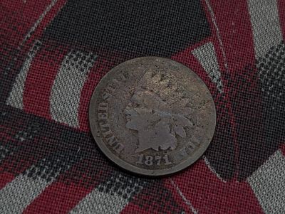 1871 Indian Head Cent Condition PLEASE NOTE Some coins may have a grade on the package or in 