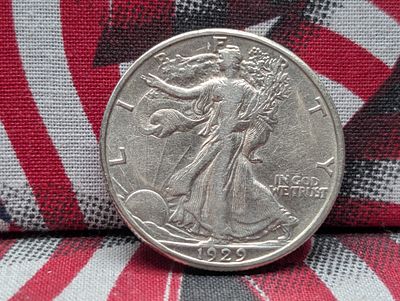 1929-S Walking Liberty Silver Half Dollar Condition PLEASE NOTE Some coins may have a grade on 