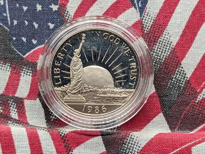 1986-S U.S. Liberty Proof Half Dollar Condition PLEASE NOTE Some coins may have a grade on the 