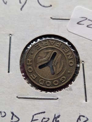 NYC Transit Authority Subway Token Condition PLEASE NOTE Some coins may have a grade on the 
