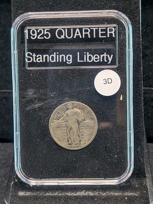 1925 Standing Liberty Quarter Condition PLEASE NOTE Some coins may have a grade on the package 