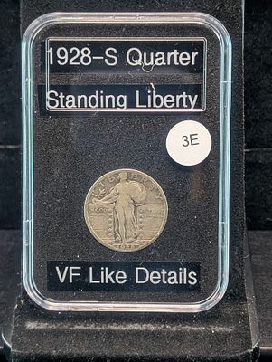 1928-S Standing Liberty Quarter Condition PLEASE NOTE Some coins may have a grade on the 