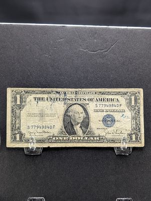 1935-D $1 "Silver" Certificate Note Condition PLEASE NOTE Some coins may have a grade on the 