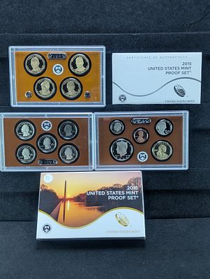 US 2015-S Mint Proof Set In OGP w/COA, 14 Coins Condition PLEASE NOTE Some coins may have a 