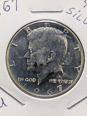 US 1967 Kennedy Half Dollar, 40% Silver, KM-202a Condition PLEASE NOTE Some coins may have a 