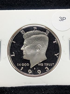1993-S Proof Kennedy Half Dollar Condition PLEASE NOTE Some coins may have a grade on the 