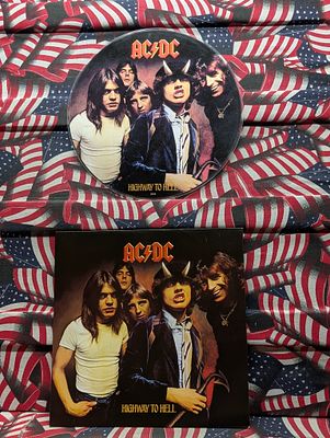 1/2 Oz. .999 FINE SILVER 2018 Cooks Island $2 ACDC Highway to Hell Vinyl Record w/ COA - The 