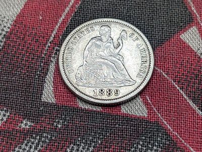 1889 w/ Legend Seated Liberty Dime Condition PLEASE NOTE Some coins may have a grade on the 
