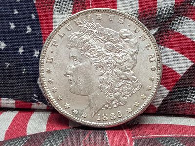 1886 Morgan Silver Dollar Condition PLEASE NOTE Some coins may have a grade on the package or 