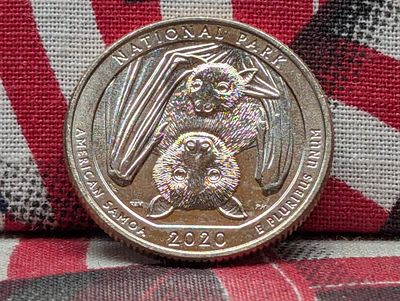 2020-W American Samoa National Park Quarter Condition PLEASE NOTE Some coins may have a grade 