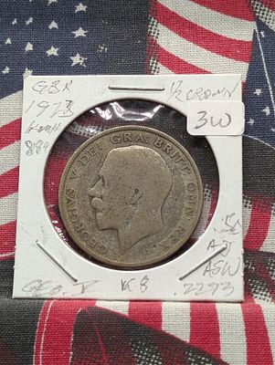1923 Great Britain Half Crown 50% Silver, 14.138g Condition PLEASE NOTE Some coins may have a 