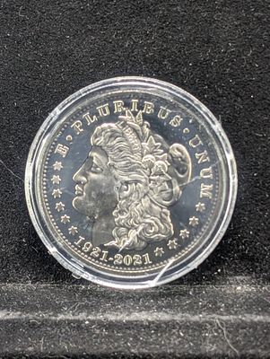 1921-2021 Clad Morgan Dollar Commemorative Token Condition PLEASE NOTE Some coins may have a 