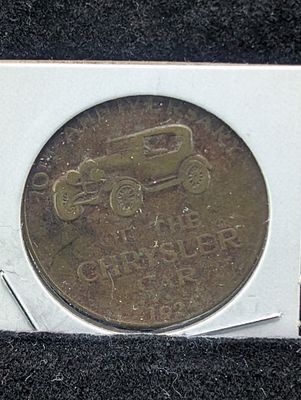 1934 10th Anniversary of the Chrysler Car Token Condition PLEASE NOTE Some coins may have a 
