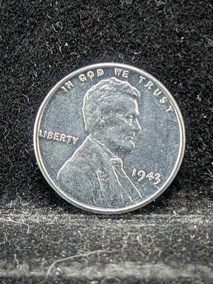 ERROR -1943 Wartime Steel Lincoln Wheat Cent -WDDO -13 -Coneca -23 -0 -V Condition PLEASE NOTE 