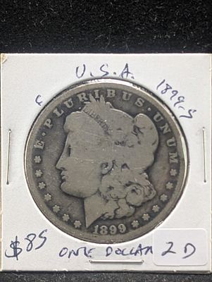 1899-S Silver Morgan Dollar Condition PLEASE NOTE Some coins may have a grade on the package or 