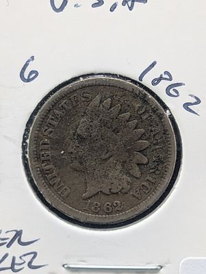 1862 Copper Nickel Indian Head Cent Condition PLEASE NOTE Some coins may have a grade on the 