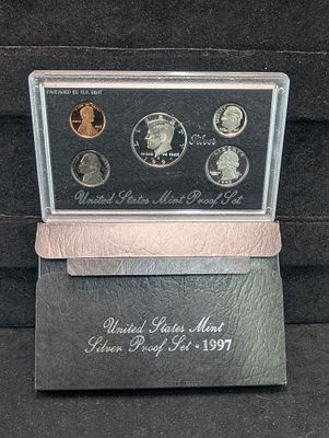 US 1997-S Silver Proof Coin Set Condition PLEASE NOTE Some coins may have a grade on the 