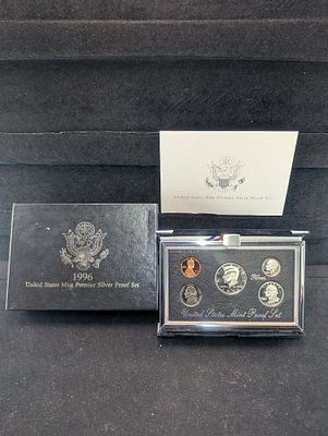 US 1996-S Premier Silver Proof Set, 90% Silver Condition PLEASE NOTE Some coins may have a 