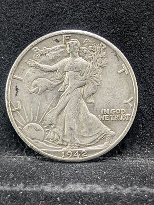 US 1942-D Walking Liberty Half Dollar, Silver, KM-142 Condition PLEASE NOTE Some coins may have 