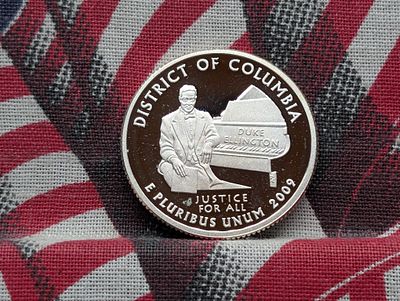 2009-S PROOF District of Columbia 90% Silver Quarter Condition PLEASE NOTE Some coins may have 