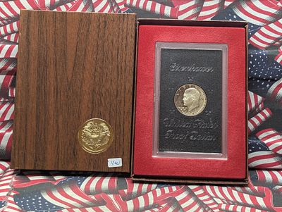 1971-S Eisenhower Proof Dollar in OGP -40% Silver in OGP. 1971-S Eisenhower Proof Dollar in OGP 