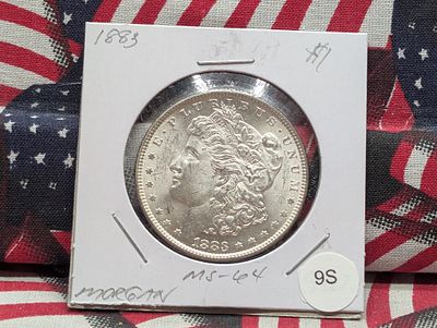 US 1883 Morgan Dollar, Silver, KM-110 Condition PLEASE NOTE Some coins may have a grade on the 