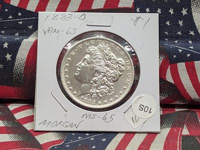 US 1883-O Morgan Silver Dollar, VAM-63 Condition PLEASE NOTE Some coins may have a grade on the 