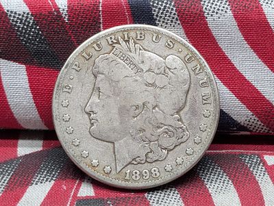 US 1898-S Morgan Silver Dollar, Silver, KM-110 Condition PLEASE NOTE Some coins may have a 