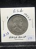1953-D Silver Franklin Half Dollar Condition PLEASE NOTE Some coins may have a grade on the Image - 2