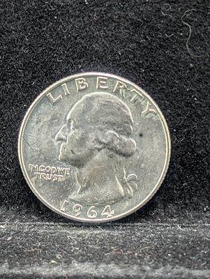 US 1964-D Washington Quarter, Silver, KM-164 Condition PLEASE NOTE Some coins may have a grade 