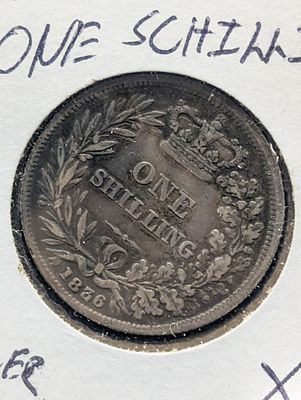 United Kingdom 1836 One Shilling, Silver, KM-713 Condition PLEASE NOTE Some coins may have a 