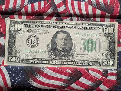 1934 Series $500.00 Federal Reserve Note New York Condition PLEASE NOTE Some coins may have a 