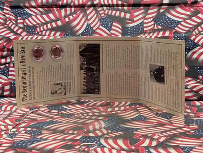 2010-P&D Lincoln Union Shield Cent in Uncirculated Condition in Information Display. 2010-P&amp;D 