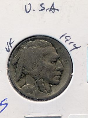 1914 Buffalo Nickel Condition PLEASE NOTE Some coins may have a grade on the package or in the 