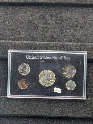 1960 US Proof 5 Coin Set - Three 90% Silver Coins Condition PLEASE NOTE Some coins may have a 