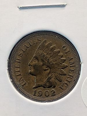 1902 Indian Head Cent. Full Liberty Condition PLEASE NOTE Some coins may have a grade on the 