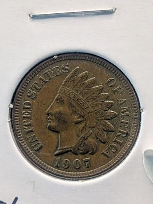 1907 Indian Head Cent. Full Liberty Condition PLEASE NOTE Some coins may have a grade on the 