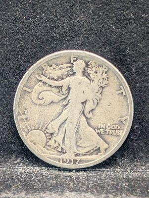1917 Walking Liberty Half Dollar, 90% Silver Condition PLEASE NOTE Some coins may have a grade 