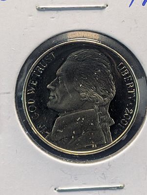 2001-S Proof Jefferson Nickel Condition PLEASE NOTE Some coins may have a grade on the package 