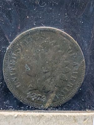US 1879 Indian Head Cent Condition PLEASE NOTE Some coins may have a grade on the package or in 