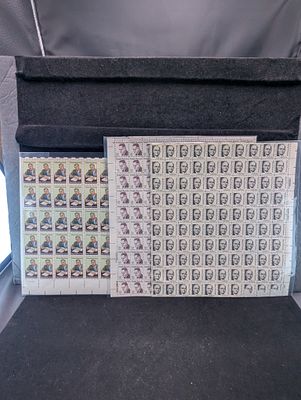 Three Sheets of US 1981-1984 15c and 20c Sheets, Scott #1847, #1860, #1862 Condition PLEASE 