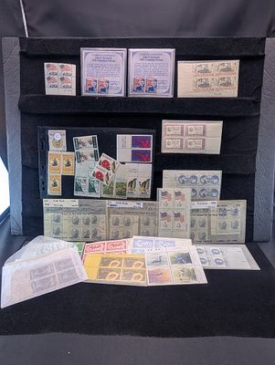 US and CA 1950s-1960s Commemorative Stamp Collection, Plate Blocks Condition PLEASE NOTE Some 